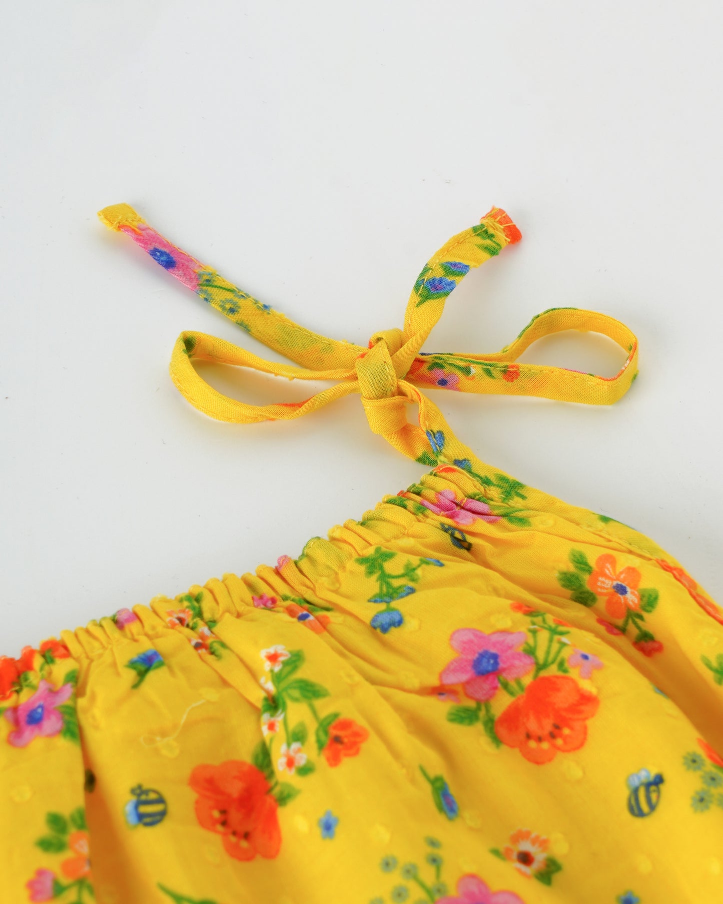 Adorable Marigold Floral Dress for Girls