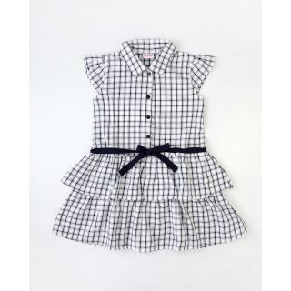 Charming Ruffle Dress for Girls (Available in Black, White and Navy)