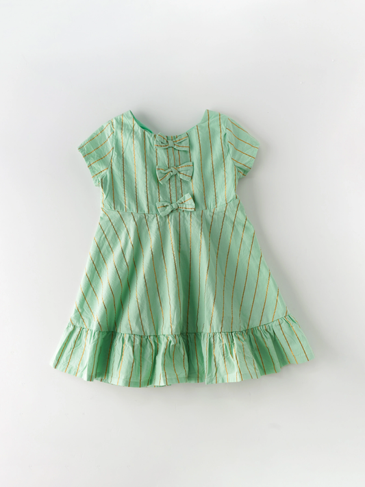 Chic & Unique Pastel Green Dress For Girls