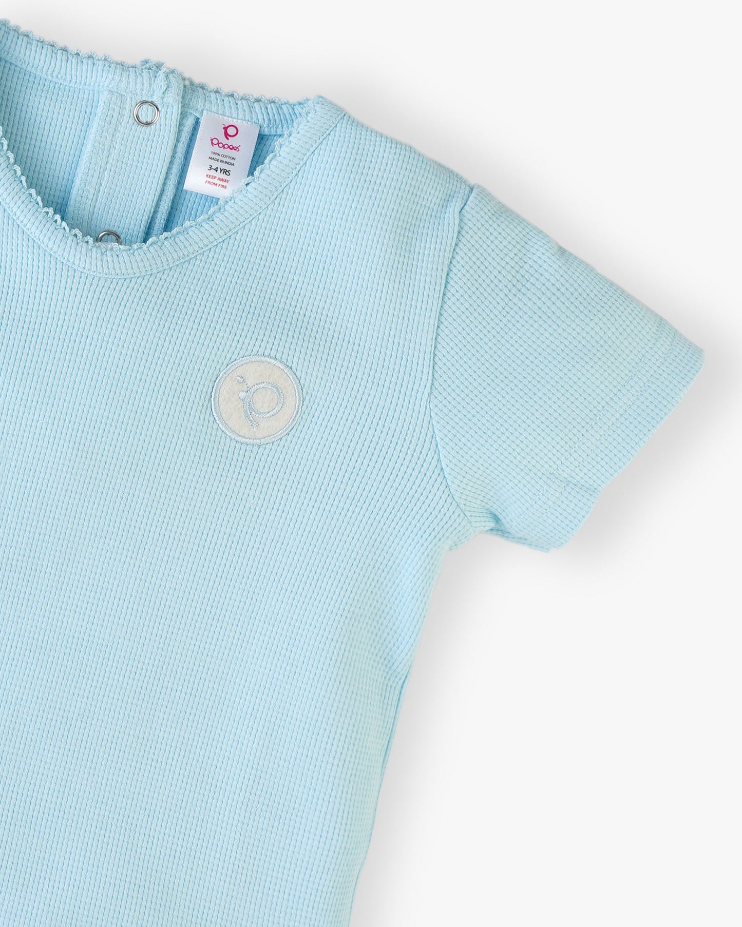 Baby Blue Bliss: Dress Your Little Princess in Pure Cotton Comfort