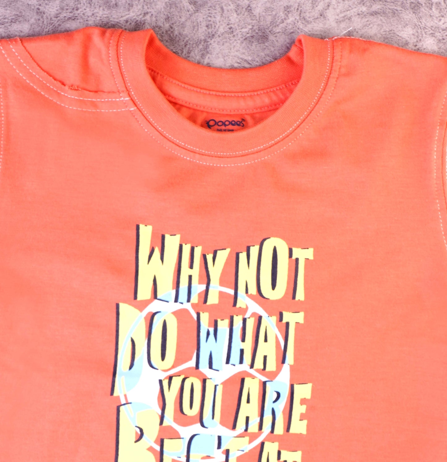 Stylish Coral Printed Cotton T-Shirt for Kids: Fun and Comfortable