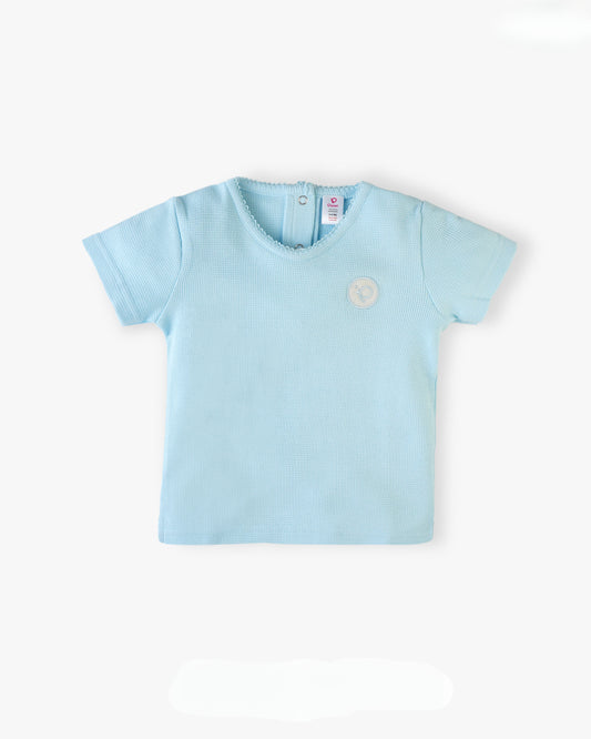 Baby Blue Bliss: Dress Your Little Princess in Pure Cotton Comfort