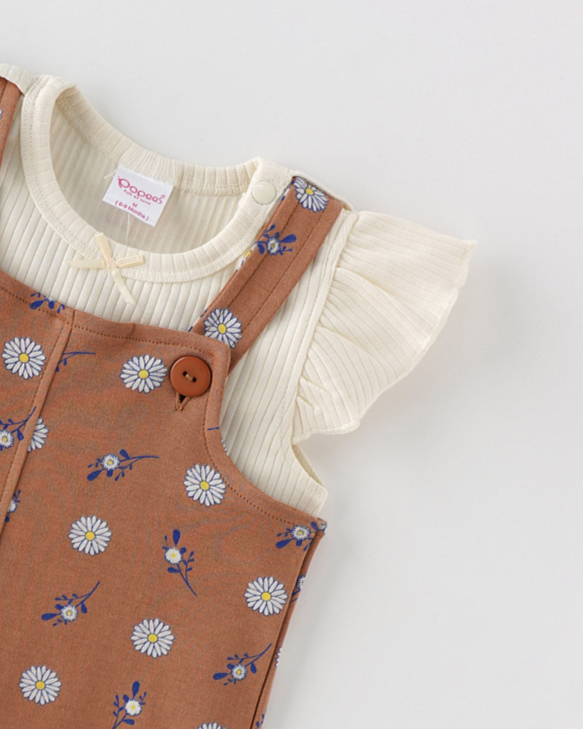 Geneva Baby Girl Jumper Set: Adorable and Chic Cotton Pinafore