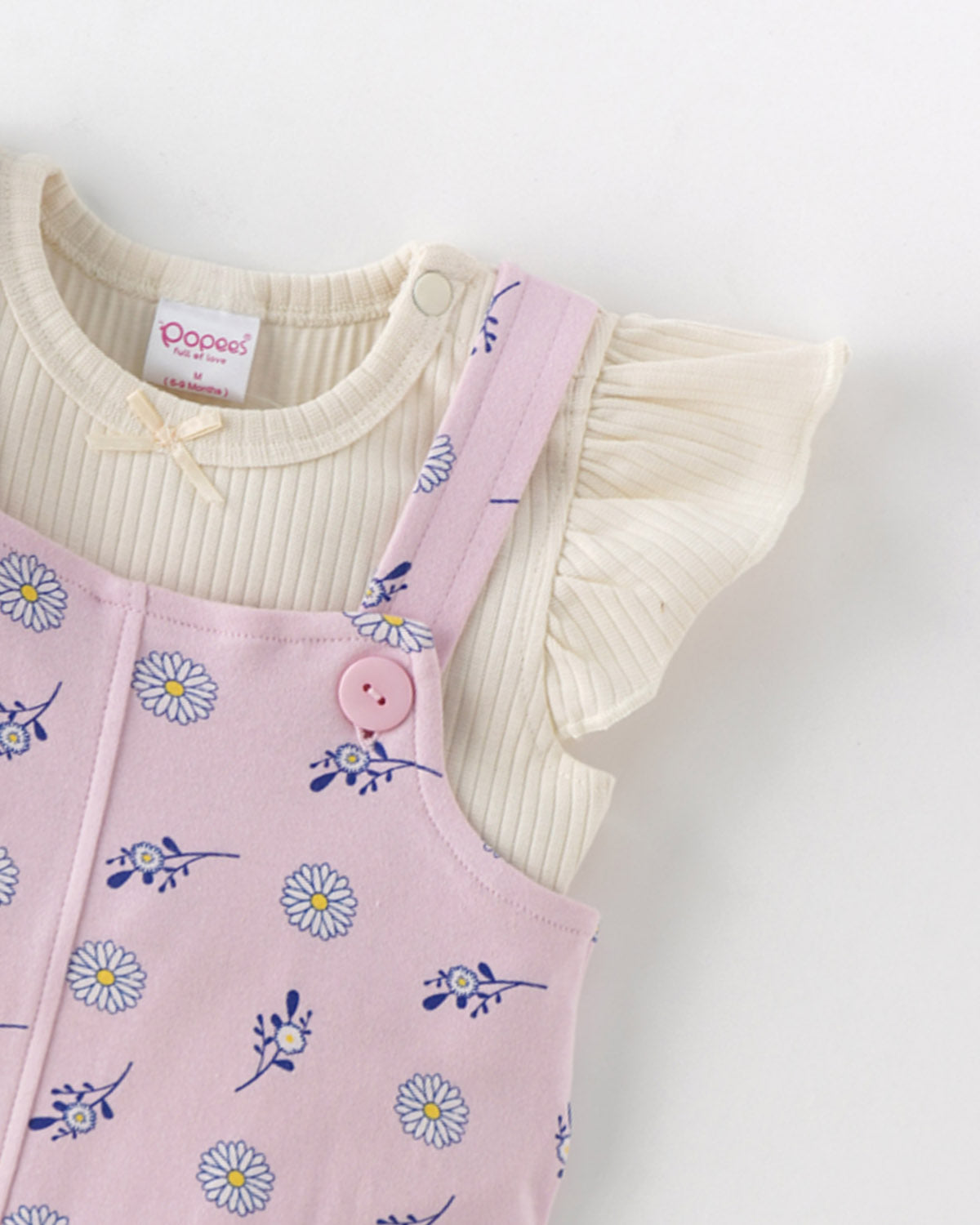 Geneva Baby Girl Jumper Set: Adorable and Chic Cotton Pinafore