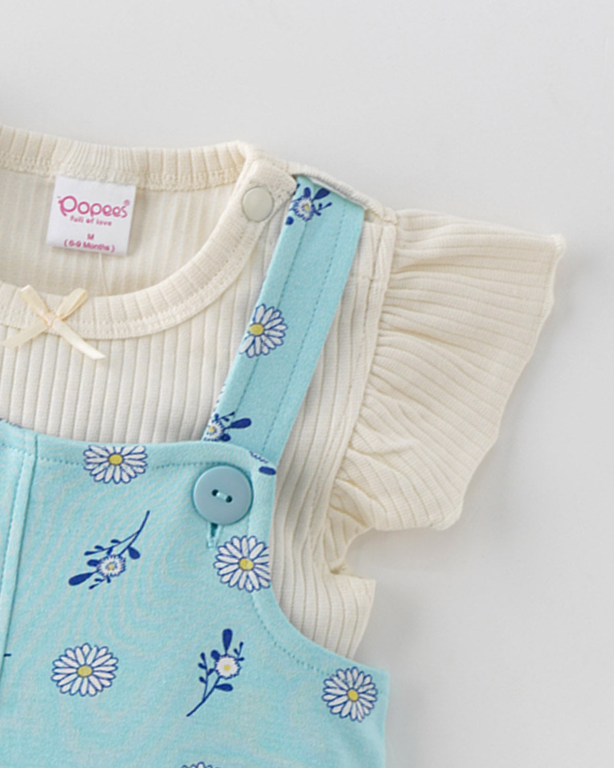 Geneva Baby Girl Jumper Set: Adorable and Chic Cotton Pinafore