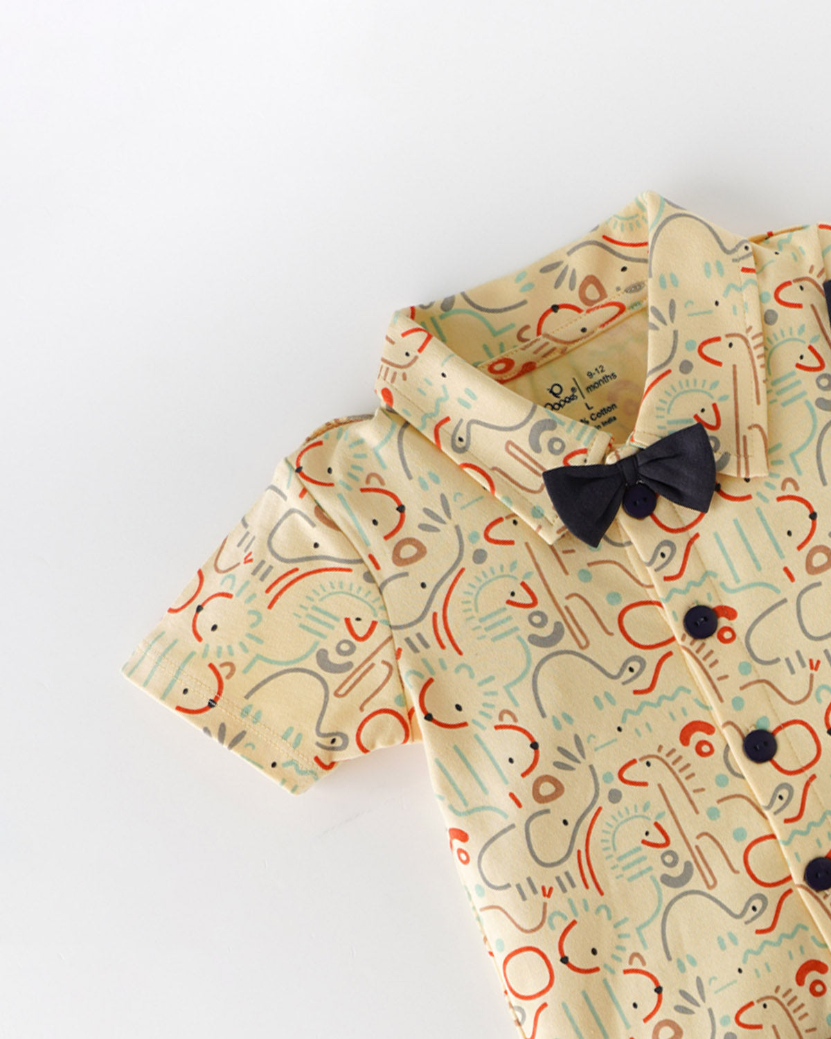 Kaatib: Adorable Shirt and Shorts Combo with Bowtie for Boys