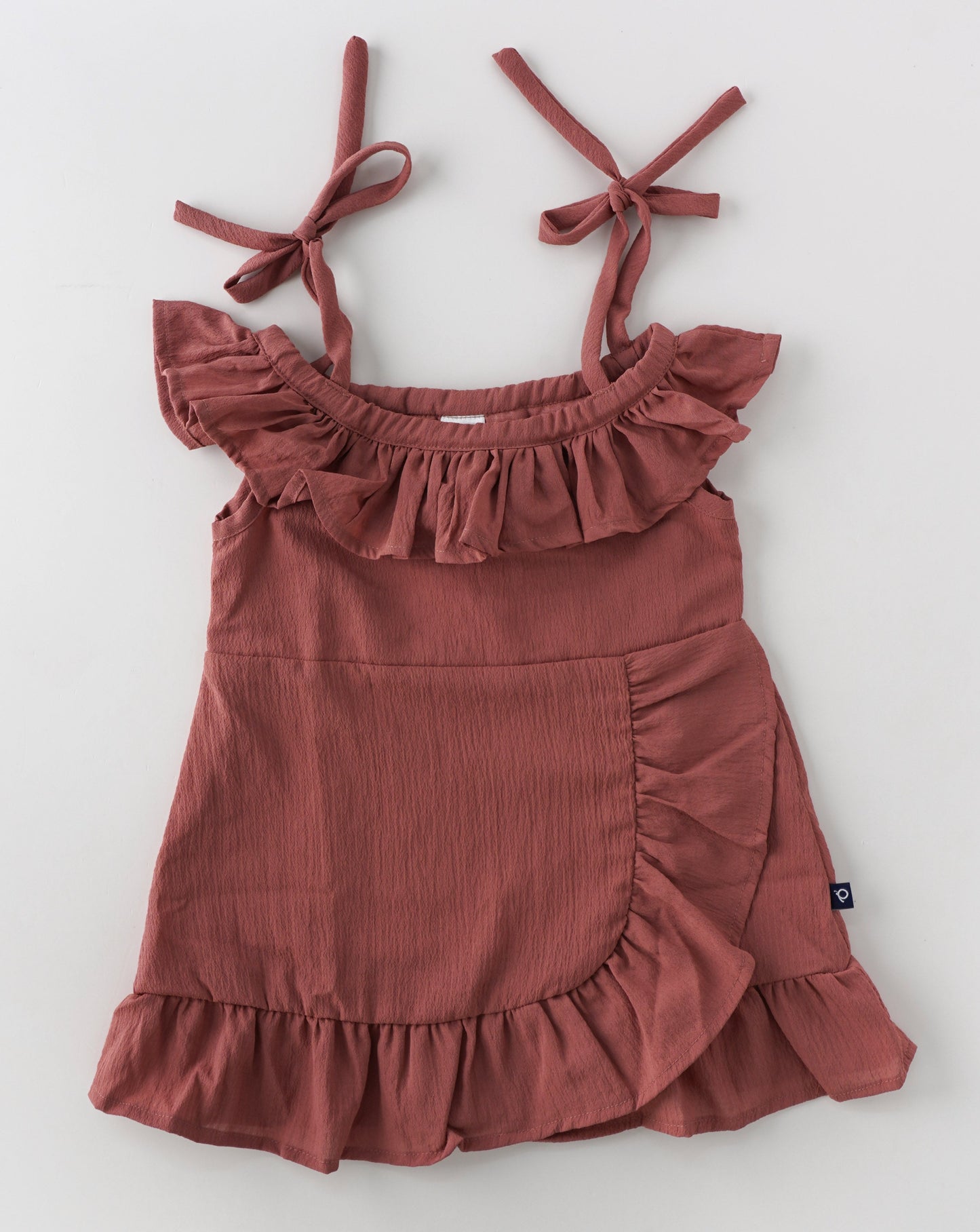 Charming Dress for Girls - Peach